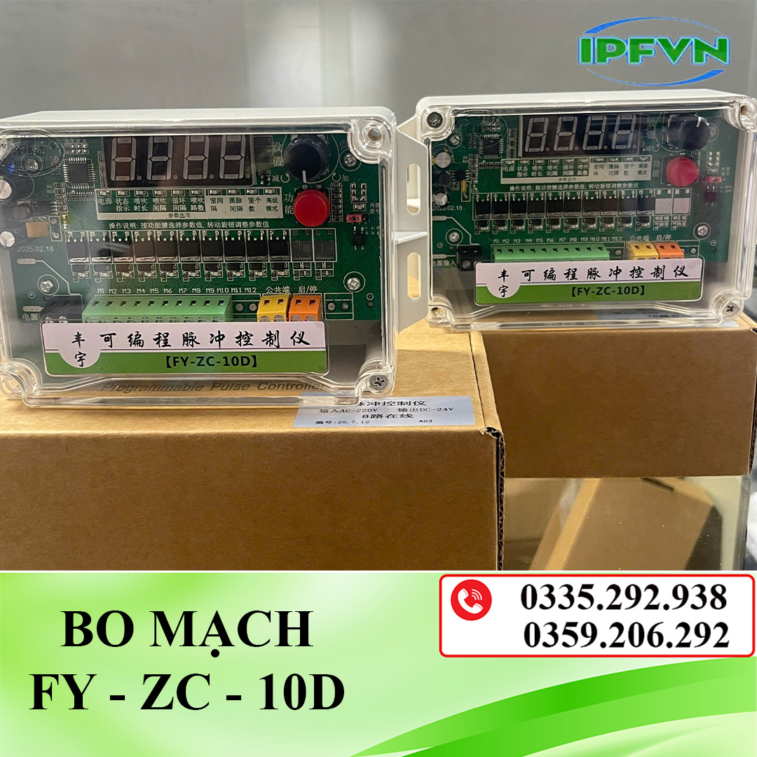 Bo mạch điều khiển van rũ bụi FY-ZC-10D Bo mạch điều khiển van rũ bụi FY-ZC-10D