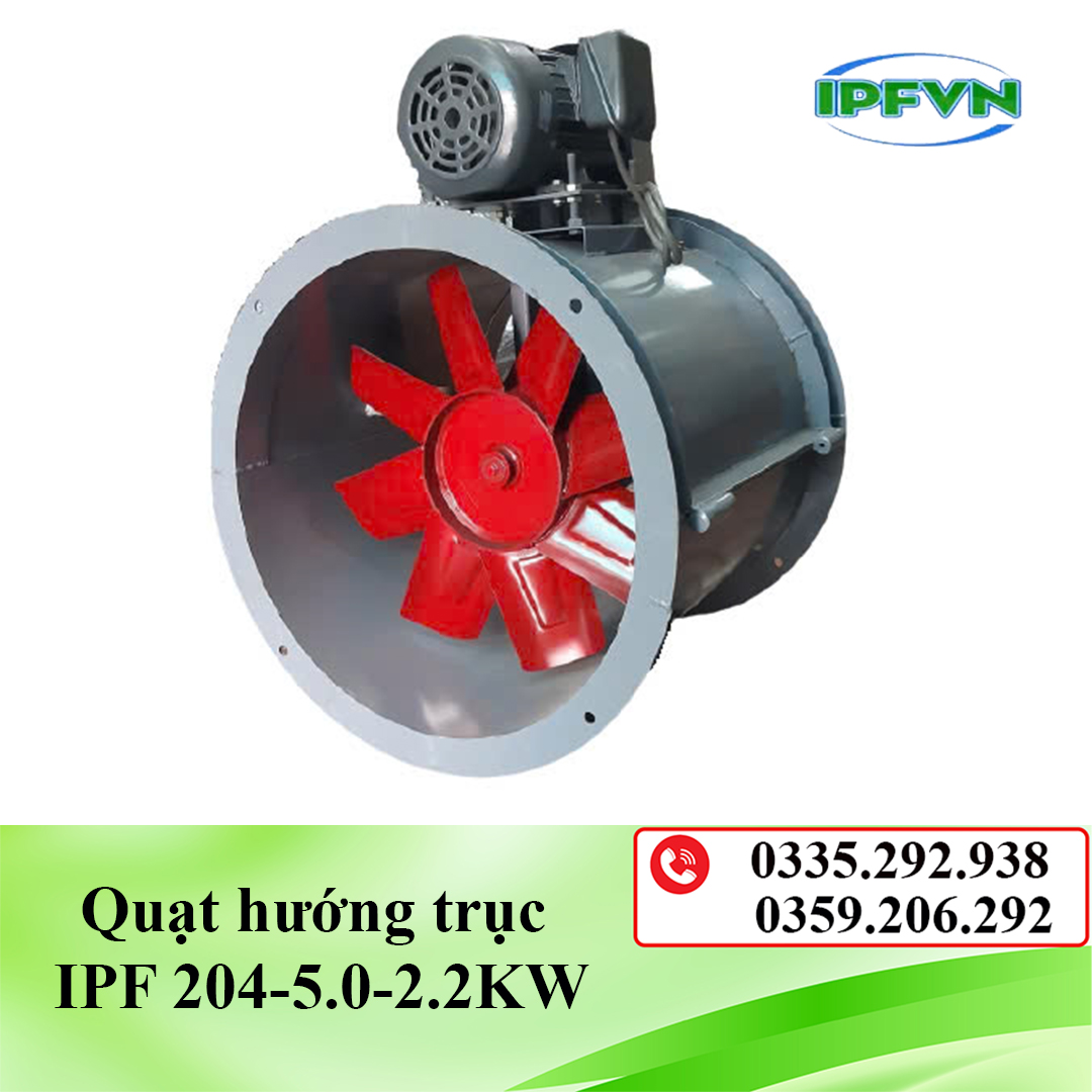 Quạt hướng trục IPF 204-5.0-2.2KW