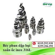 Bép phun xoắn ốc inox 304