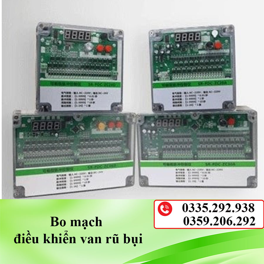 Bo mạch điều khiển van rũ bụi ZC 12D