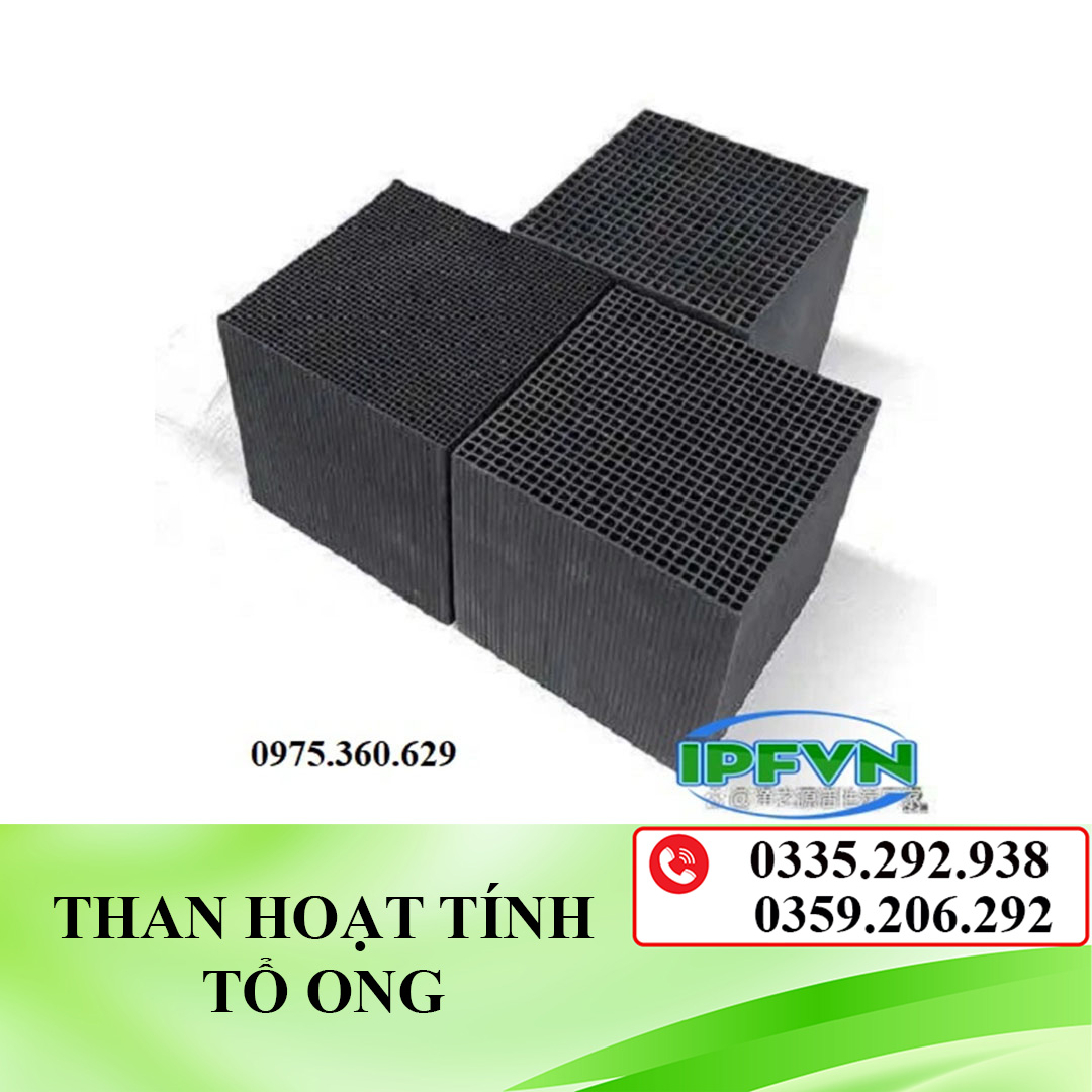 Than hoạt tính tổ ong xử lý khí thải