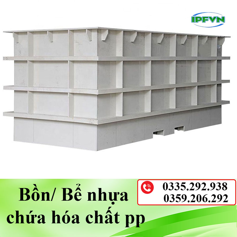 Bồn/Bể nhựa chứa hóa chất pp