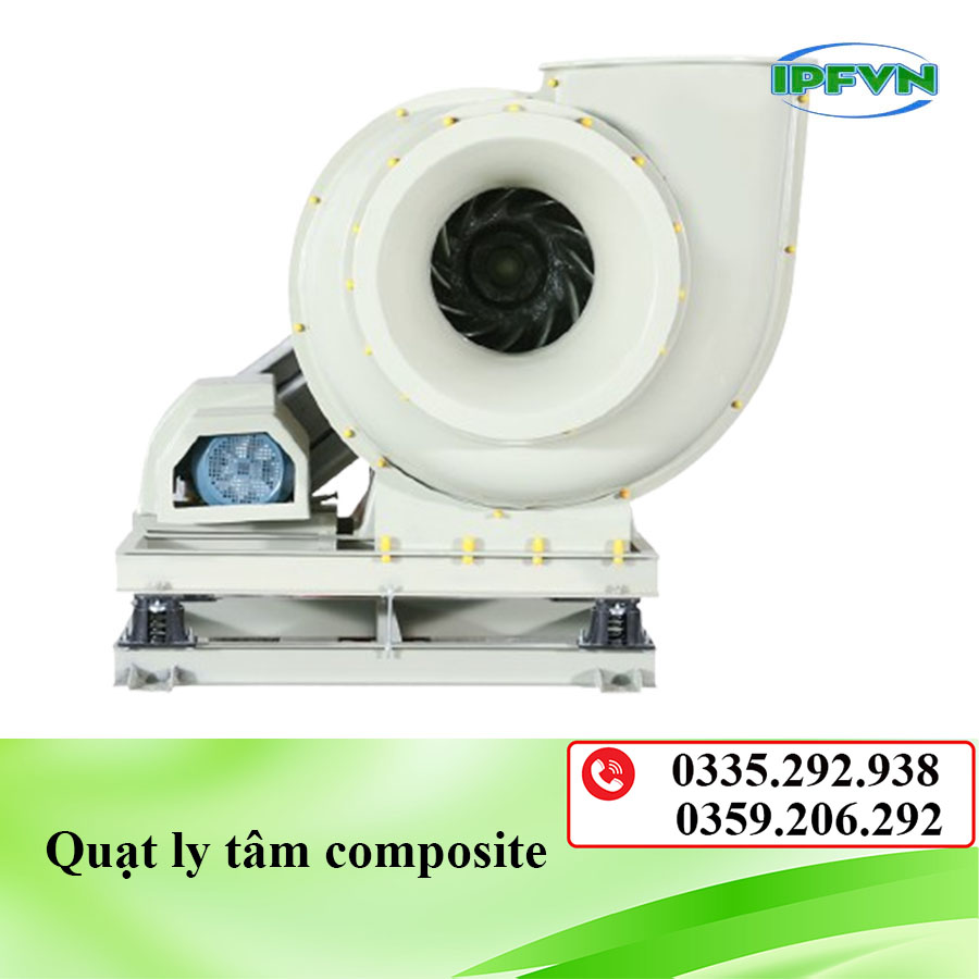 Quạt ly tâm composite 1,5 kw( FRP) 