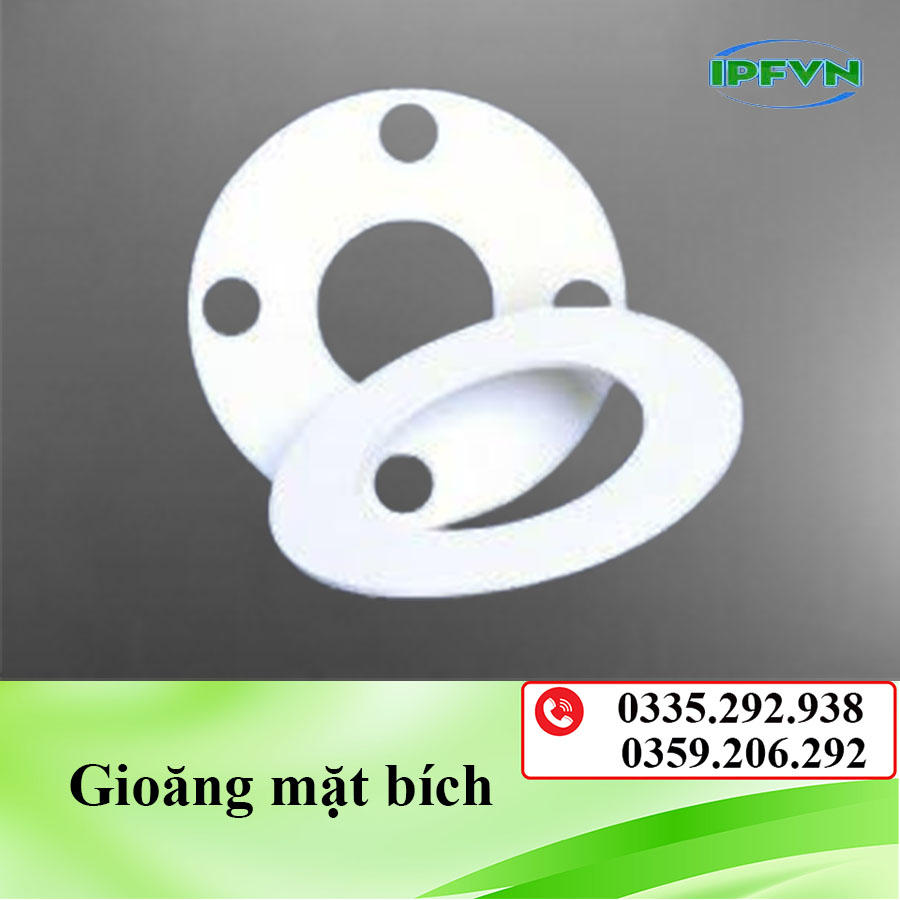 Gia công gioăng mặt bích: cao su- PTFE- amiang- nhựa trong PVC