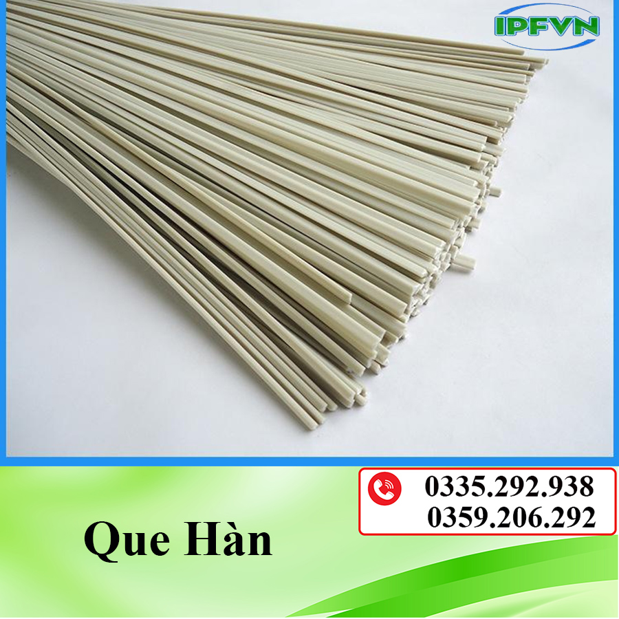 Que hàn nhựa các loại PP, PVC, PDVF
