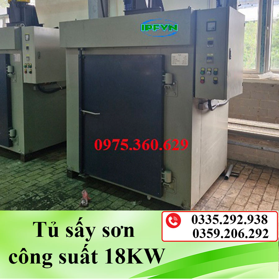 Tủ sấy sơn công suất 18KW